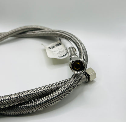 Synesso 1.5060 Stainless Steel Braided Hoses, 3/8” Compression 48” Long