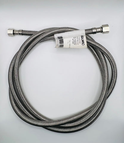 Synesso 1.5070 Stainless Steel Braided Hoses,3/8” Compression 84” Long