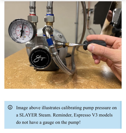Slayer 46000-50360 Pressure Gauge, Orifice, 16Bar